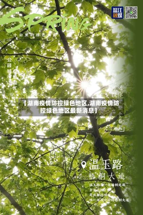 【湖南疫情防控绿色地区,湖南疫情防控绿色地区最新消息】-第2张图片