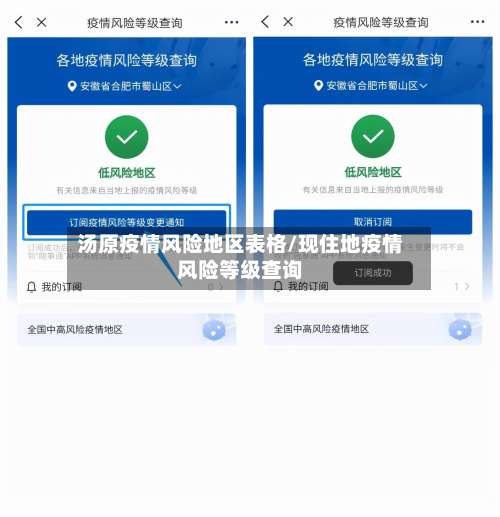汤原疫情风险地区表格/现住地疫情风险等级查询-第2张图片