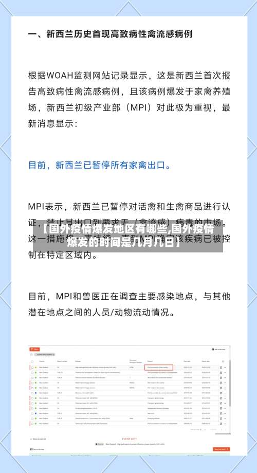 【国外疫情爆发地区有哪些,国外疫情爆发的时间是几月几日】-第1张图片