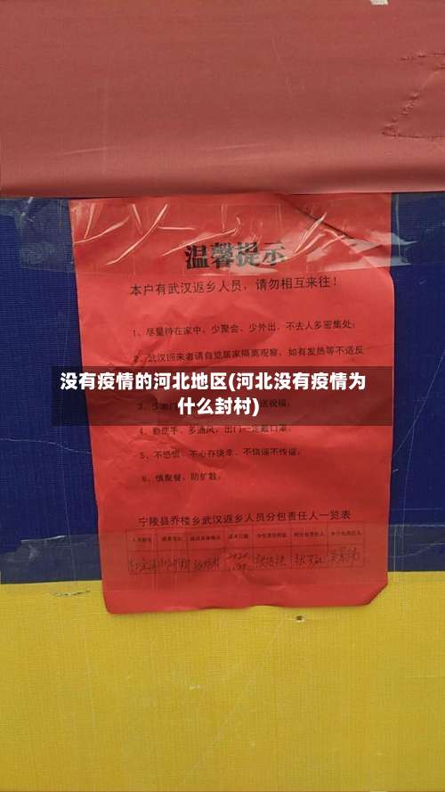 没有疫情的河北地区(河北没有疫情为什么封村)-第2张图片