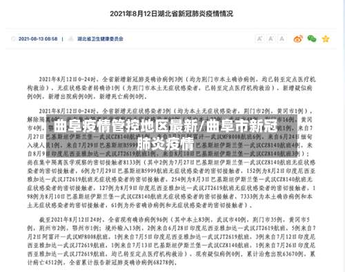 曲阜疫情管控地区最新/曲阜市新冠肺炎疫情-第2张图片