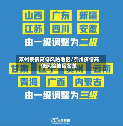 泰州疫情高低风险地区/泰州疫情高低风险地区名单-第3张图片