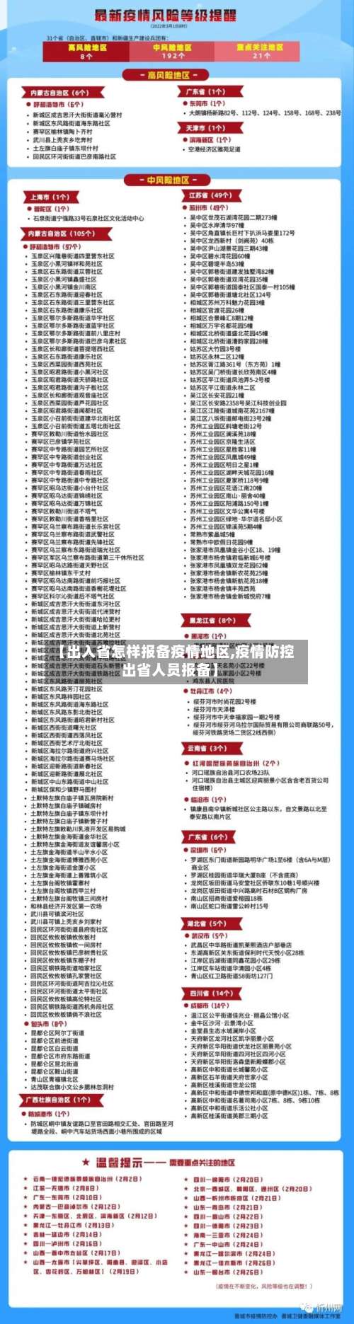 【出入省怎样报备疫情地区,疫情防控出省人员报备】-第1张图片