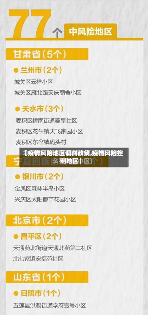 【疫情风险地区调剂政策,疫情风险控制地区】-第1张图片