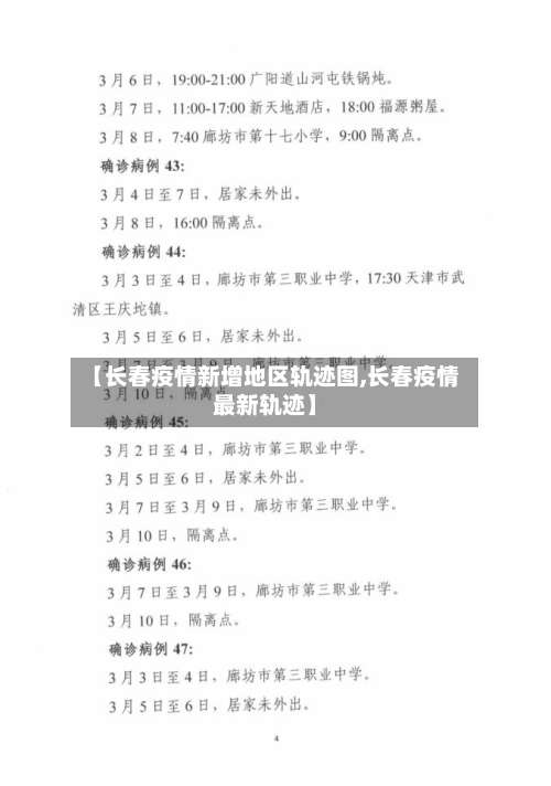 【长春疫情新增地区轨迹图,长春疫情最新轨迹】-第2张图片