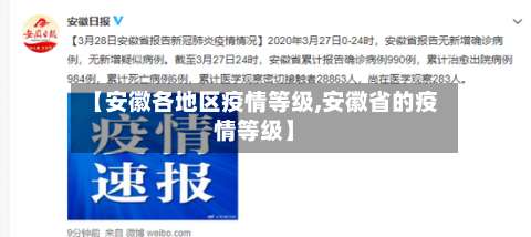 【安徽各地区疫情等级,安徽省的疫情等级】-第2张图片