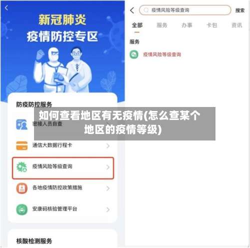 如何查看地区有无疫情(怎么查某个地区的疫情等级)-第1张图片