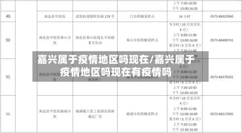 嘉兴属于疫情地区吗现在/嘉兴属于疫情地区吗现在有疫情吗-第2张图片
