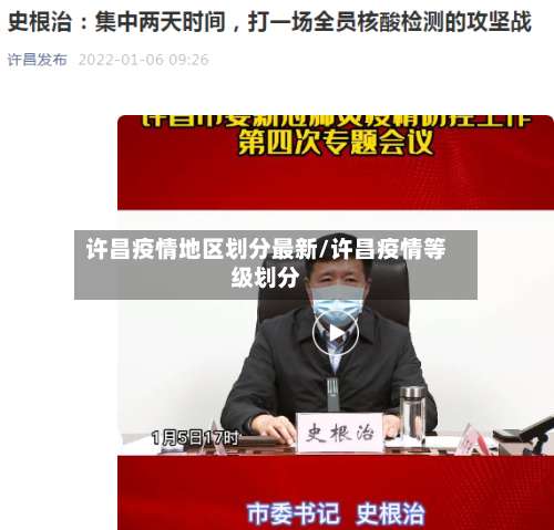 许昌疫情地区划分最新/许昌疫情等级划分-第3张图片