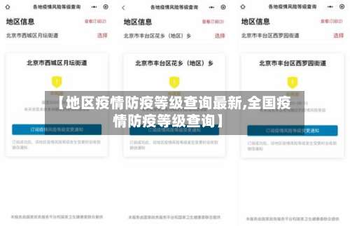 【地区疫情防疫等级查询最新,全国疫情防疫等级查询】-第3张图片