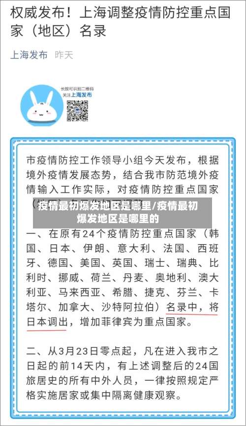 疫情最初爆发地区是哪里/疫情最初爆发地区是哪里的-第3张图片