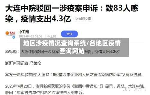 地区涉疫情况查询系统/各地区疫情查询网站-第1张图片