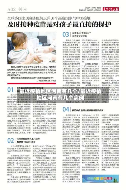 最近疫情地区河南有几个/最近疫情地区河南有几个病例-第1张图片