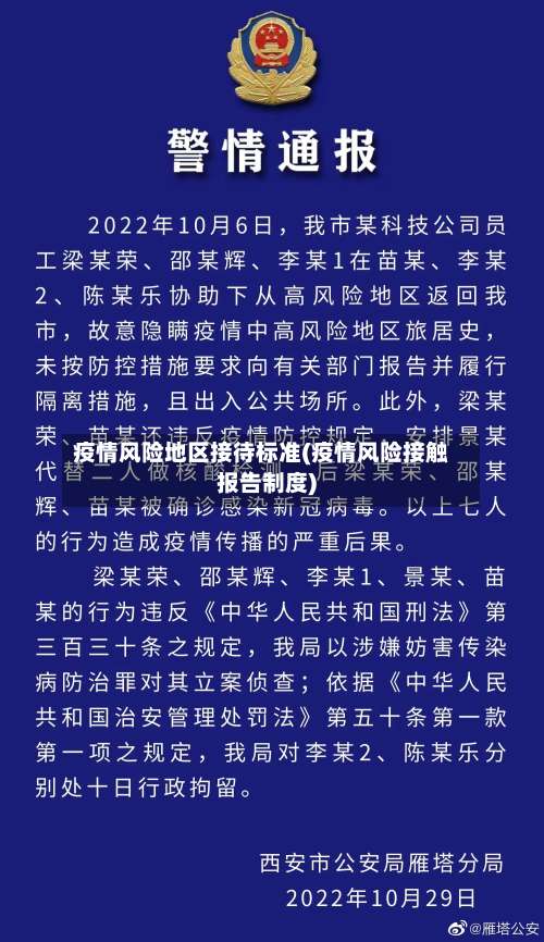 疫情风险地区接待标准(疫情风险接触报告制度)-第3张图片