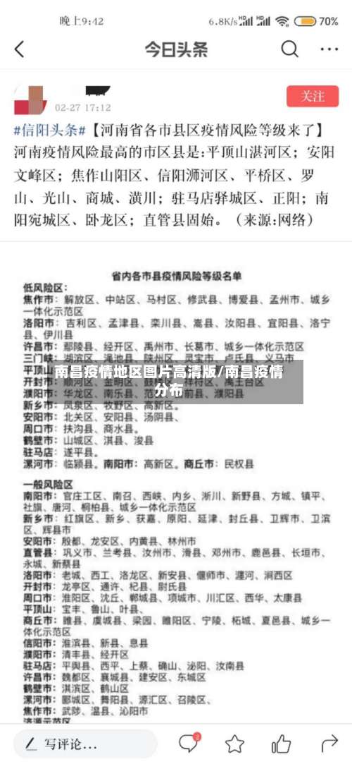 南昌疫情地区图片高清版/南昌疫情分布-第1张图片