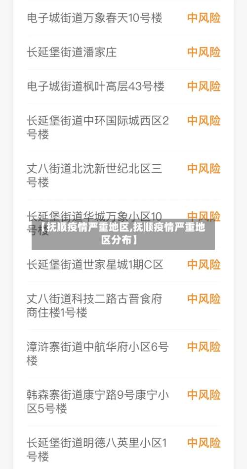【抚顺疫情严重地区,抚顺疫情严重地区分布】-第1张图片