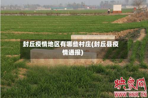 封丘疫情地区有哪些村庄(封丘县疫情通报)-第2张图片